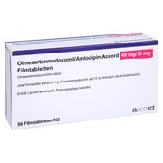 OLMESARTANMEDOXOMIL/Amlodipin Accord 40 mg/10 mg 56 St