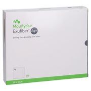 Exufiber Ag+ 20x30 cm gelbild.Faserverb. 5 St