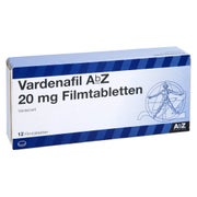 Produktabbildung: Vardenafil AbZ 20 mg Filmtabletten 12 St