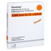 INNOHEP 8.000 Anti-Xa I.E./0,4ml Inj.-Lsg.i.e.FS 10 St