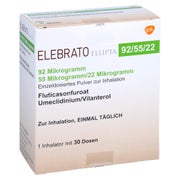 ELEBRATO Ellipta 92 µg/55 µg/22 µg ed.P.z.Inh.30ED 1 St