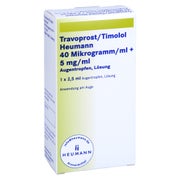 TRAVOPROST/Timolol Heumann 40 µg/ml+5 mg/ml ATR 2,5 ml