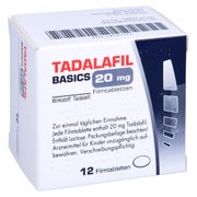 Tadalafil Basics 20 mg Filmtabletten 12 St