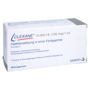 CLEXANE 10.000 I.E. 100mg/ml Inj.-Lsg.i.e.F.-Sp. 10 St