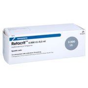 RETACRIT 5.000 I.E./0,5 ml Inj.-L.i.e.FS m.Si.Sys. 6 St