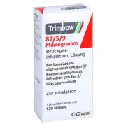 TRIMBOW 87 µg/5 µg/9 µg 120 Hub Druckgasinhalation 1 St