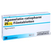 AGOMELATIN-ratiopharm 25 mg Filmtabletten 28 St