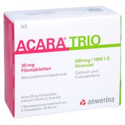 ACARA Trio Ca+D3 35mg+500mg/1000 I.E. 1 P
