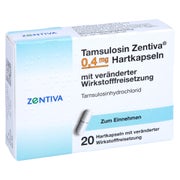 TAMSULOSIN Zentiva 0,4 mg Hartk.verä.Wst.-Frs. 20 St