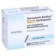 TAMSULOSIN Zentiva 0,4 mg Hartk.verä.Wst.-Frs. 50 St