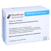 DUORESP Spiromax 320µg/9 µg/Dosis 3x60ED Inh.-Plv. 3 St