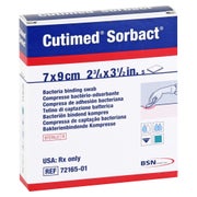 Cutimed Sorbact Kompressen 7x9 cm 5 St