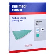 Cutimed Sorbact Saugkompressen 7x9 cm 5 St