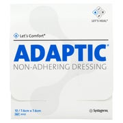 Adaptic 7,6x7,6 cm feuchte Wundauflage 10 St