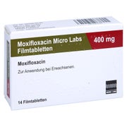 MOXIFLOXACIN Micro Labs 400 mg Filmtabletten 14 St