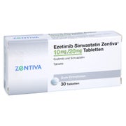 EZETIMIB Simvastatin Zentiva 10 mg/20 mg Tabletten 30 St