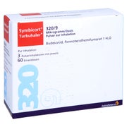 SYMBICORT Turbohaler 320/9 ug/Dosis 60 ED 3 St
