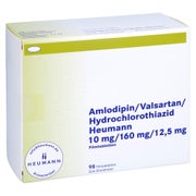 AMLODIPIN/Valsartan/HCT Heumann 10/160/12,5mg FTA 98 St