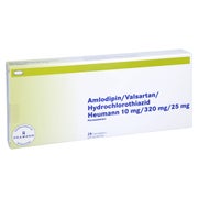 AMLODIPIN/Valsartan/HCT Heumann 10/320/25mg FTA 28 St