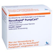 NOVORAPID PumpCart 100 E/ml Inj.-Lsg.i.e.Patrone 5X5X1,6 ml