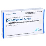 DICLOFENAC Devatis 1 mg/ml Augentropfen Einzeldos. 10X0,3 ml