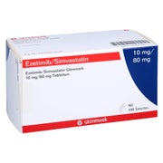EZETIMIB/Simvastatin Glenmark 10 mg/80 mg Tabl. 100 St