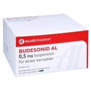 BUDESONID AL 0,5 mg Suspension f.einen Vernebler 60X2 ml