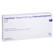 SUPREFACT Depot 9,45 mg 3-Monatsimplan.i.e.F.-Spr. 2X1 St