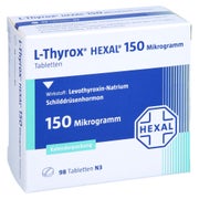 L-THYROX HEXAL 150 Mikrogramm Tabl.i.Kalenderpack. 98 St