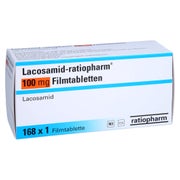 LACOSAMID-ratiopharm 100 mg Filmtabletten 168 St