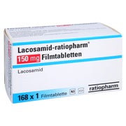 LACOSAMID-ratiopharm 150 mg Filmtabletten 168 St