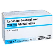 LACOSAMID-ratiopharm 200 mg Filmtabletten 168 St