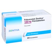 Febuxostat Zentiva 120 mg Filmtabletten 84 St