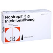 NOOTROPIL 3 g Injektionslösung 3 g/15 ml Ampullen 12X15 ml