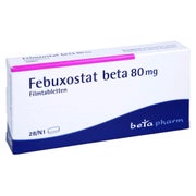 Febuxostat beta 80 mg Filmtabletten 28 St
