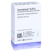 CONDYLOX 5 mg/1 ml Lösung zur Anwend.auf der Haut 3,5 ml