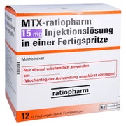 MTX-ratiopharm 15 mg Inj.-Lösung i.e.Fertigspr. 12 St