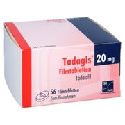 Produktabbildung: Tadagis 20 mg Filmtabletten 56 St