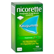 Nicorette Kaugummi 2 mg freshmint - Reimport 105 St