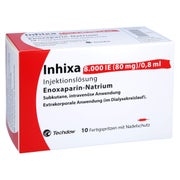 INHIXA 8.000 I.E. 80 mg/0,8 ml ILO F.Sp.+Sich-Sys. 10 St