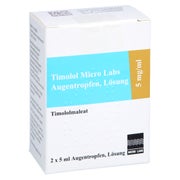 TIMOLOL Micro Labs 5 mg/ml Augentropfen Lösung 2X5 ml
