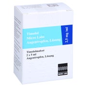 TIMOLOL Micro Labs 2,5 mg/ml Augentropfen Lösung 2X5 ml