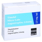 TIMOLOL Micro Labs 2,5 mg/ml Augentropfen Lösung 3X5 ml