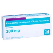 LACOSAMID-1A Pharma 100 mg Filmtabletten 56 St