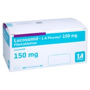 LACOSAMID-1A Pharma 150 mg Filmtabletten 168 St