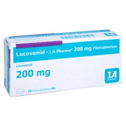 LACOSAMID-1A Pharma 200 mg Filmtabletten 56 St