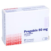 Pregabin 50 mg Hartkapseln Heunet 21 St