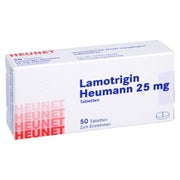 LAMOTRIGIN Heumann 25 mg Tabletten Heunet 50 St
