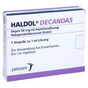 HALDOL decanoas Depot 50 mg/ml Inj.-Lsg.i.e.Amp. 1X1 ml