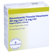 DORZOLAMID/Timolol Heumann 20 mg/ml+5 mg/ml ATR 3X5 ml